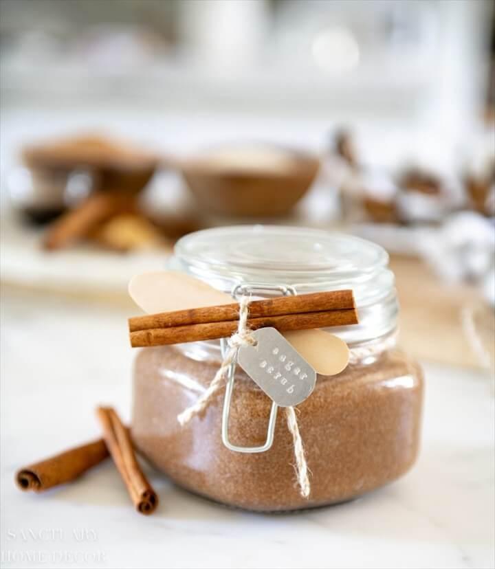 Spiced Vanilla Homemade Sugar Scrub Recipe