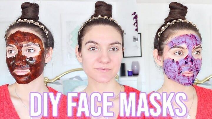 4 DIY Face Masks For GLOWING SKIN ACNE SCARS