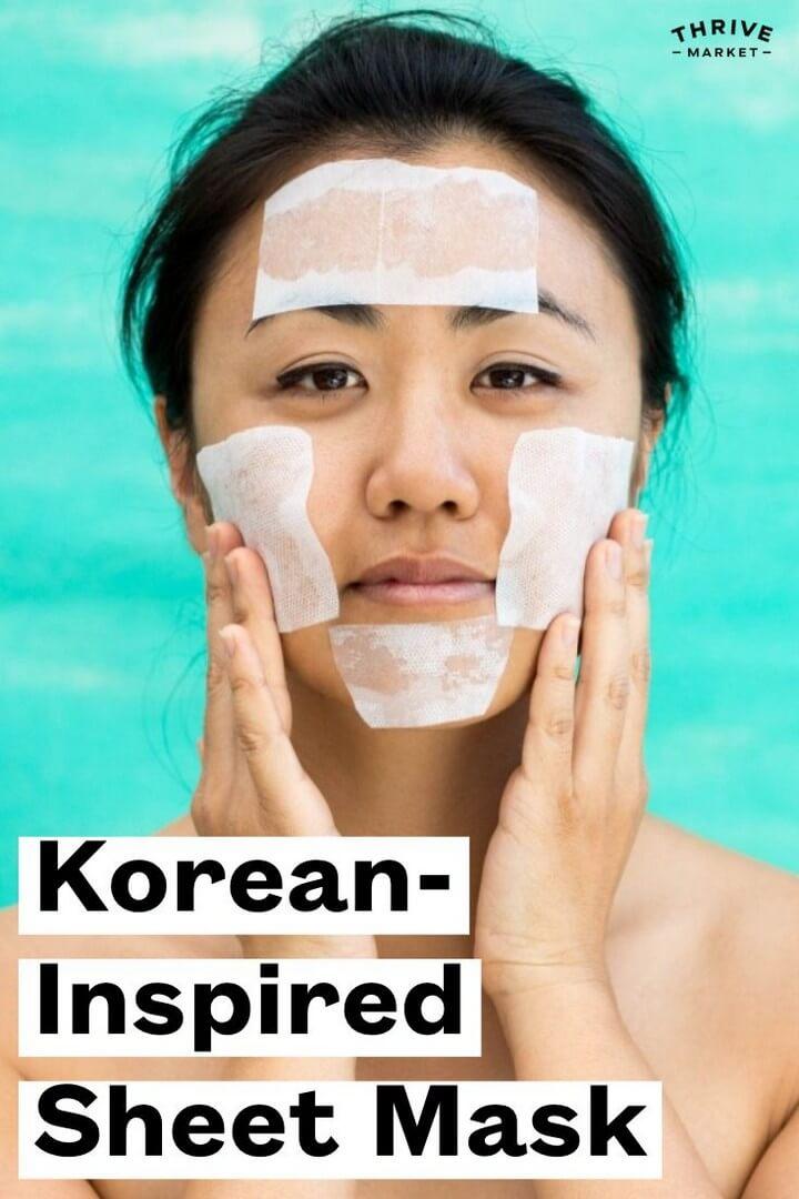 A 3 Ingredient Korean Inspired DIY Sheet Mask to Tighten and Brighten Skin