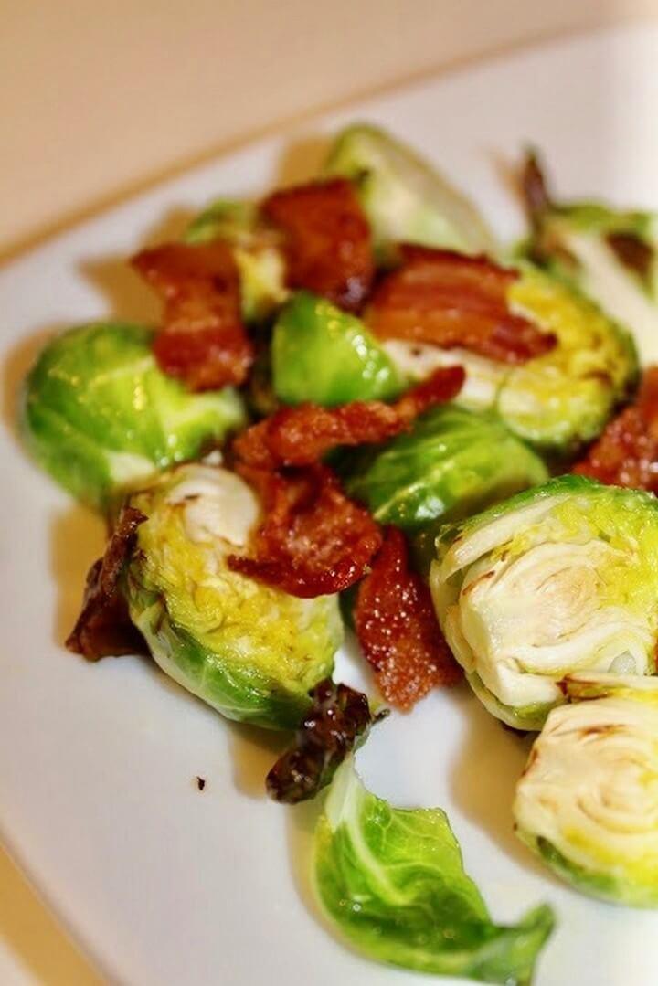 Air Fryer Crispy Bacon Brussels Sprouts Recipe