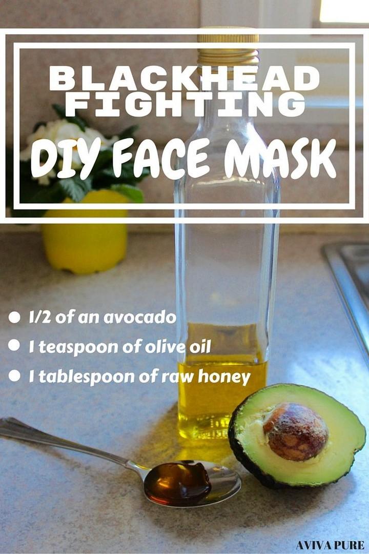 Avocado Olive Oil Honey Face Mask