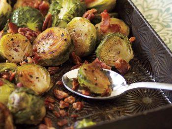 Bacon Glazed Brussels Sprouts