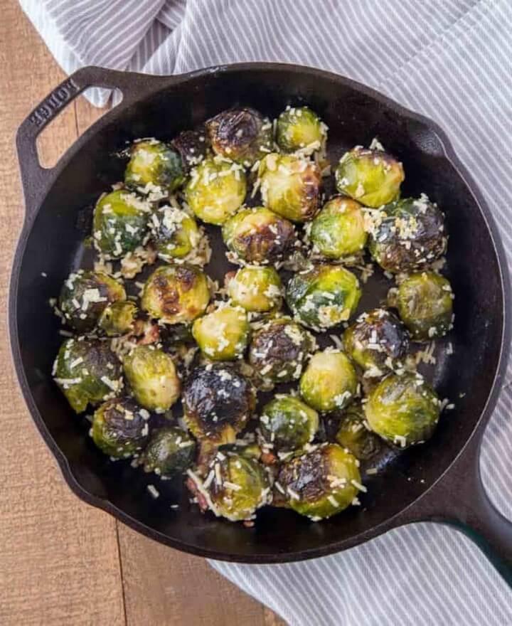 Bacon Parmesan Brussels Sprouts 1