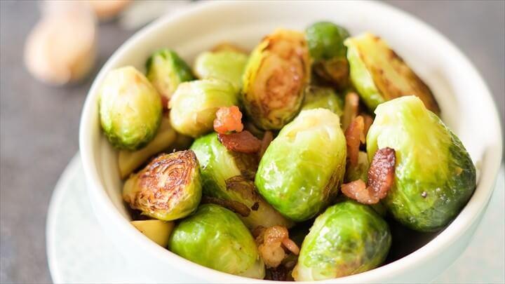 Bacon Roasted Brussels Sprouts Recipe 1