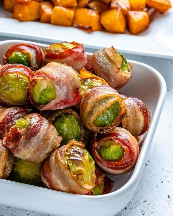 Bacon Wrapped Brussels Sprouts
