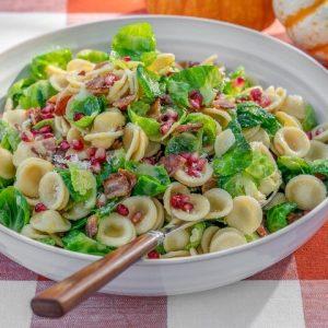 Bacon and Brussels Sprout Orecchiette