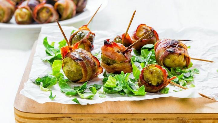 Bacon wrapped Brussels Sprouts 2
