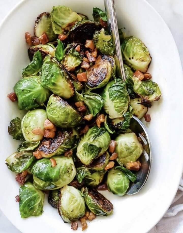 Balsamic Bacon Brussel Sprouts