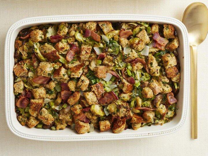 Brussels Sprouts Bacon Stuffing
