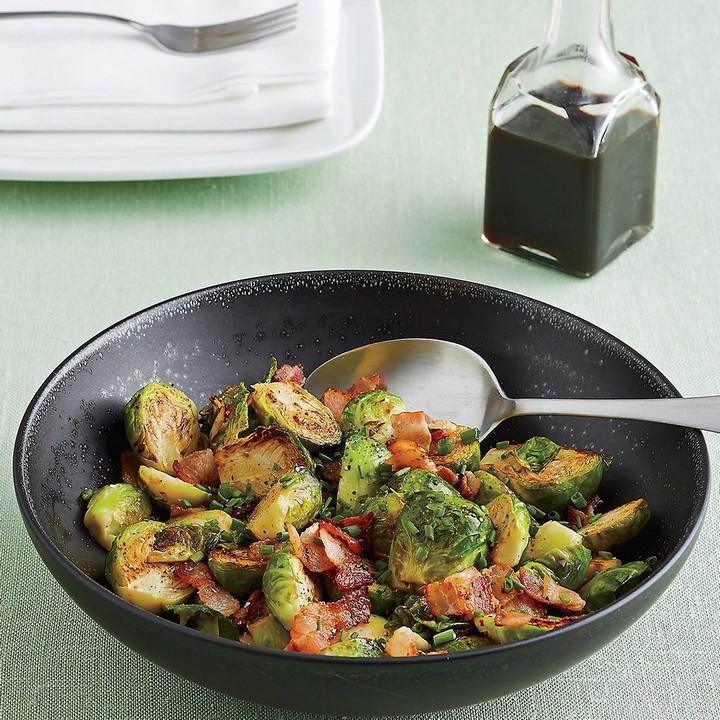 Brussels Sprouts with Bacon Balsamic