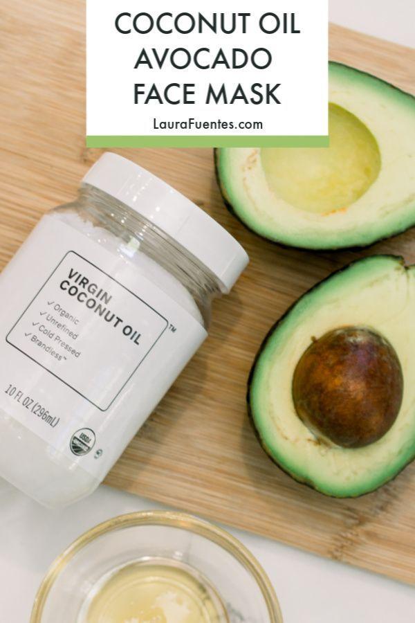 DIY Coconut Oil Avocado Face Mask