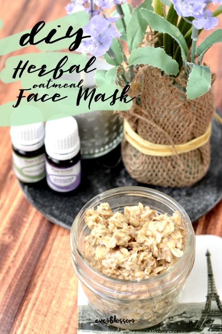 DIY Herbal Oatmeal Face Mask