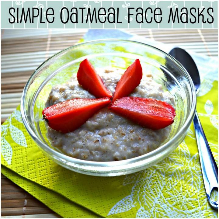 DIY Homemade Oatmeal Face Mask Recipe