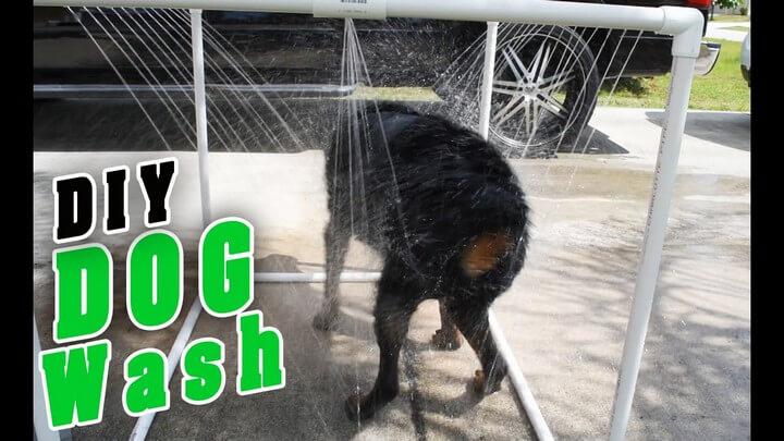 DIY PVC Outdoor dog Shower