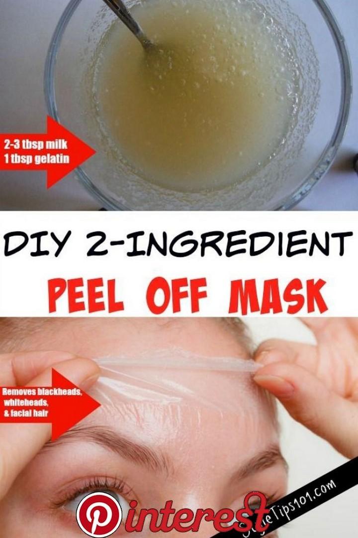 DIY Peel Off Mask To Remove Blackheads Minimize Pores