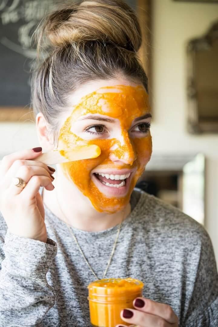 DIY Pumpkin Mask Idea