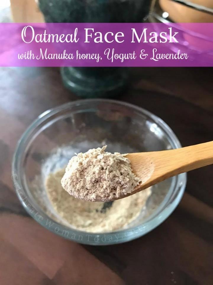 Easy Oatmeal Face Mask Floral Oats Facial