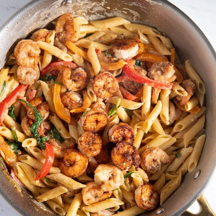 Easy Shrimp Rasta Pasta Recipe