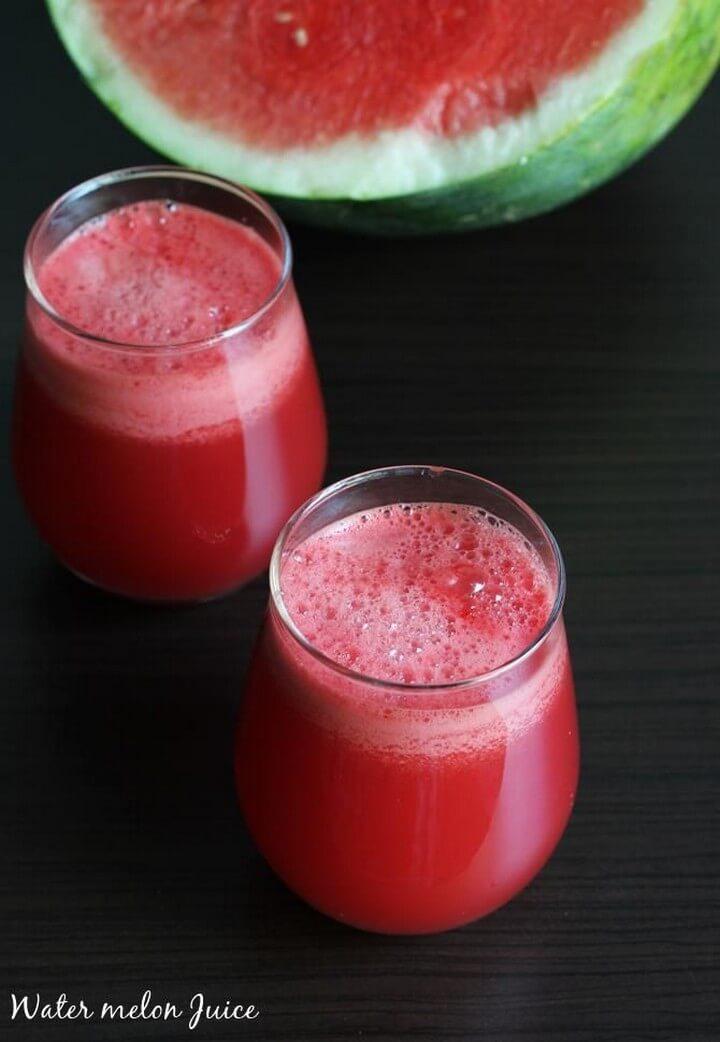 Fresh Watermelon Juice Recipe