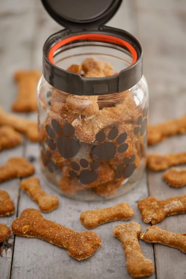Homemade Dog Biscuits Pumpkin Peanut Butter