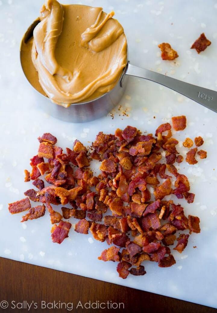 Homemade Peanut Butter Bacon Dog Treats