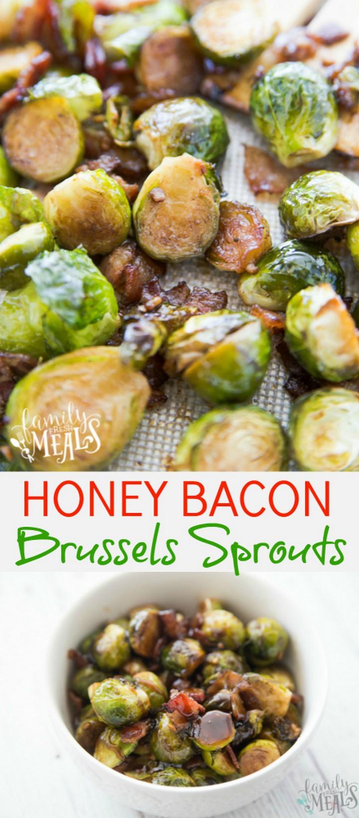 Honey Bacon Brussels Sprouts 1