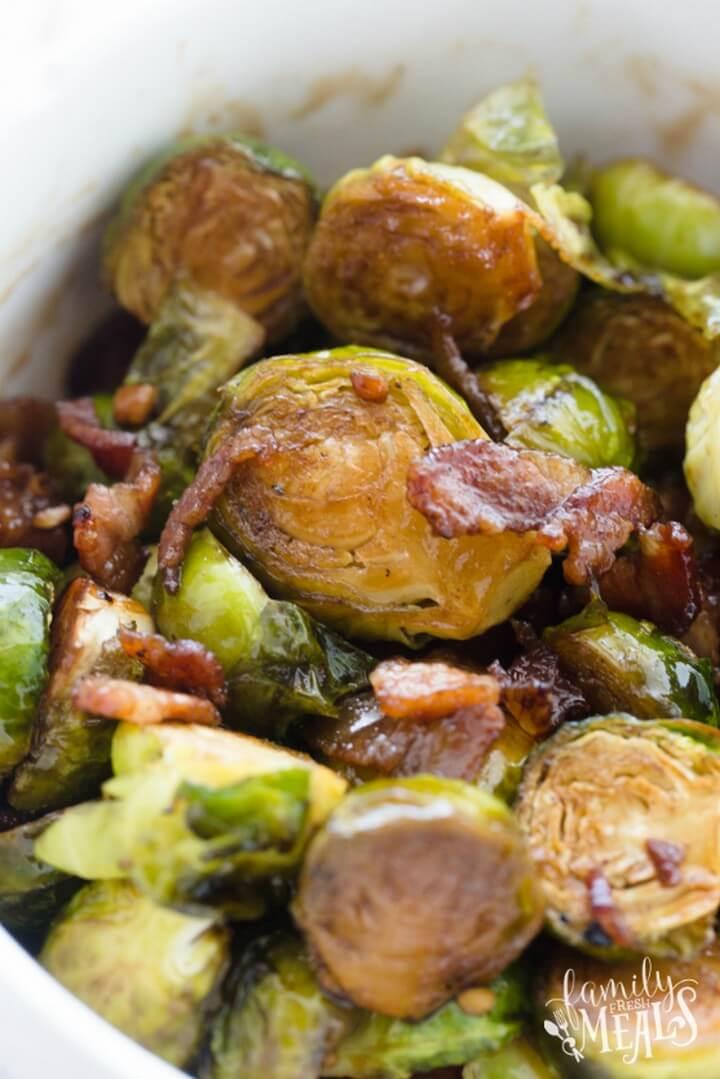 Honey Bacon Brussels Sprouts