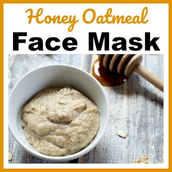 Honey Oatmeal Homemade Face Mask DIY