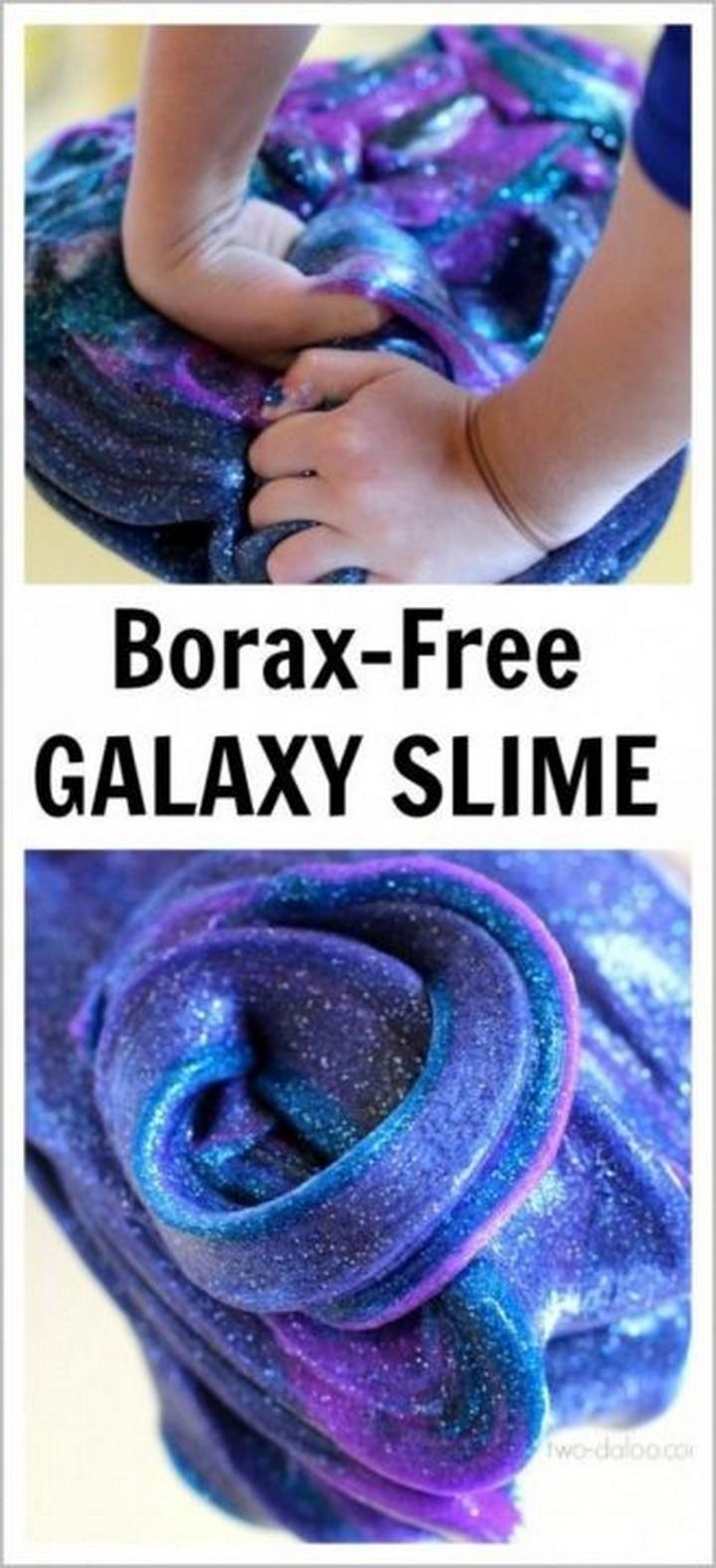 How To Make DIY Slime Try This DIY Borax Free Galaxy Slime