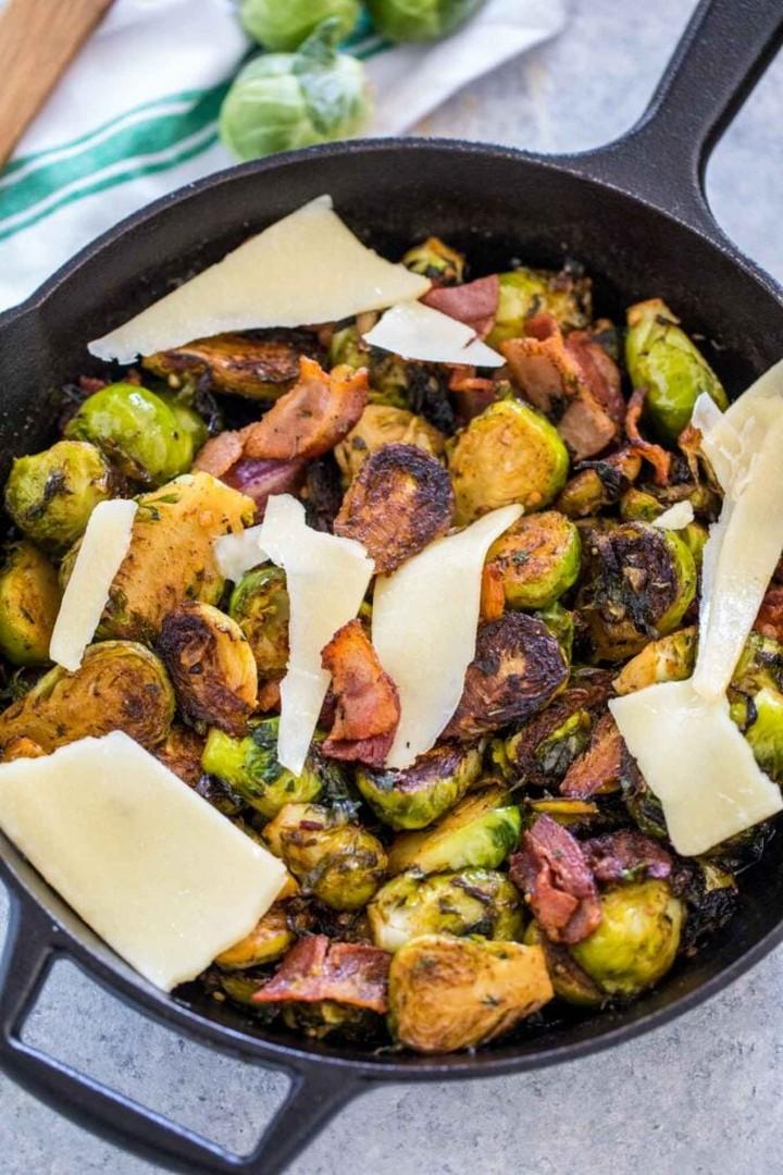 Keto Brussels Sprouts with Bacon Recipe