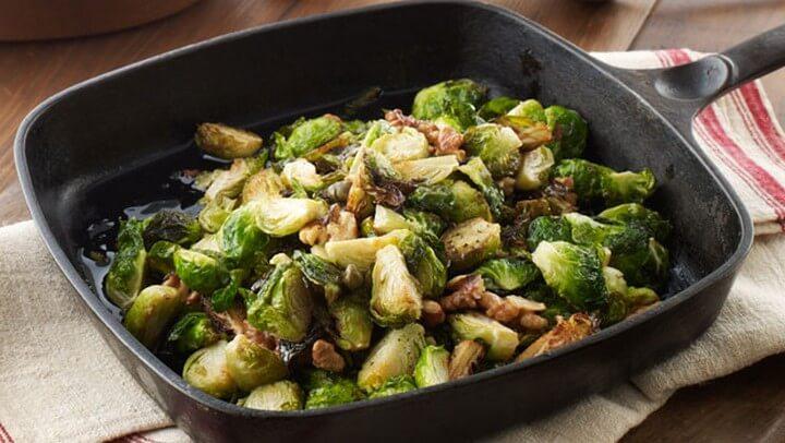 Michael Brussels Sprouts with Walnuts and Capers