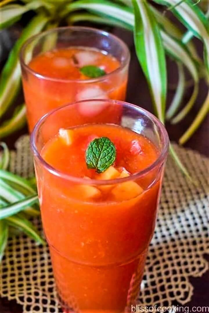 Papaya Watermelon Smoothie