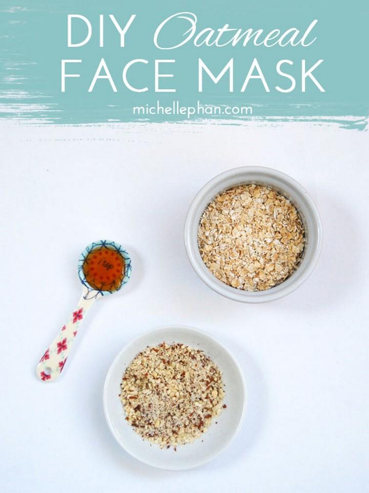 Simple Oatmeal DIY Face Mask