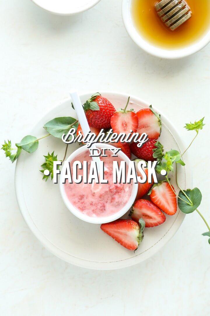 Strawberries and Yogurt Brightening DIY Facial Mask