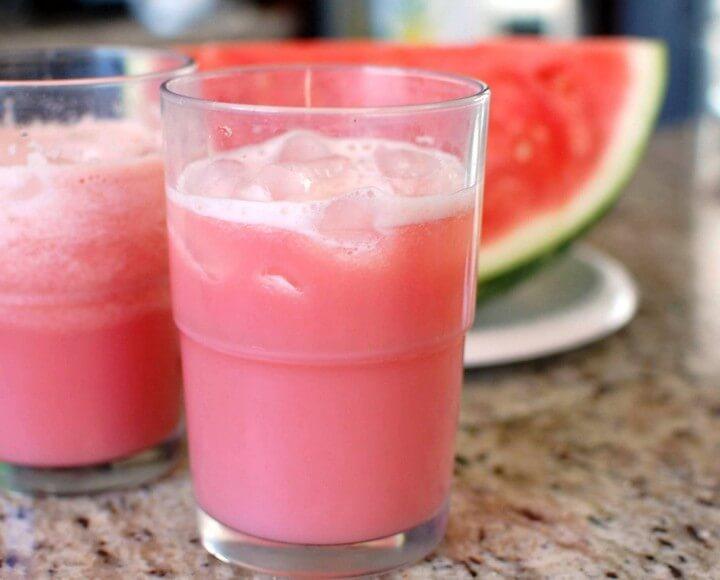 Taiwanese Watermelon Milk Juice