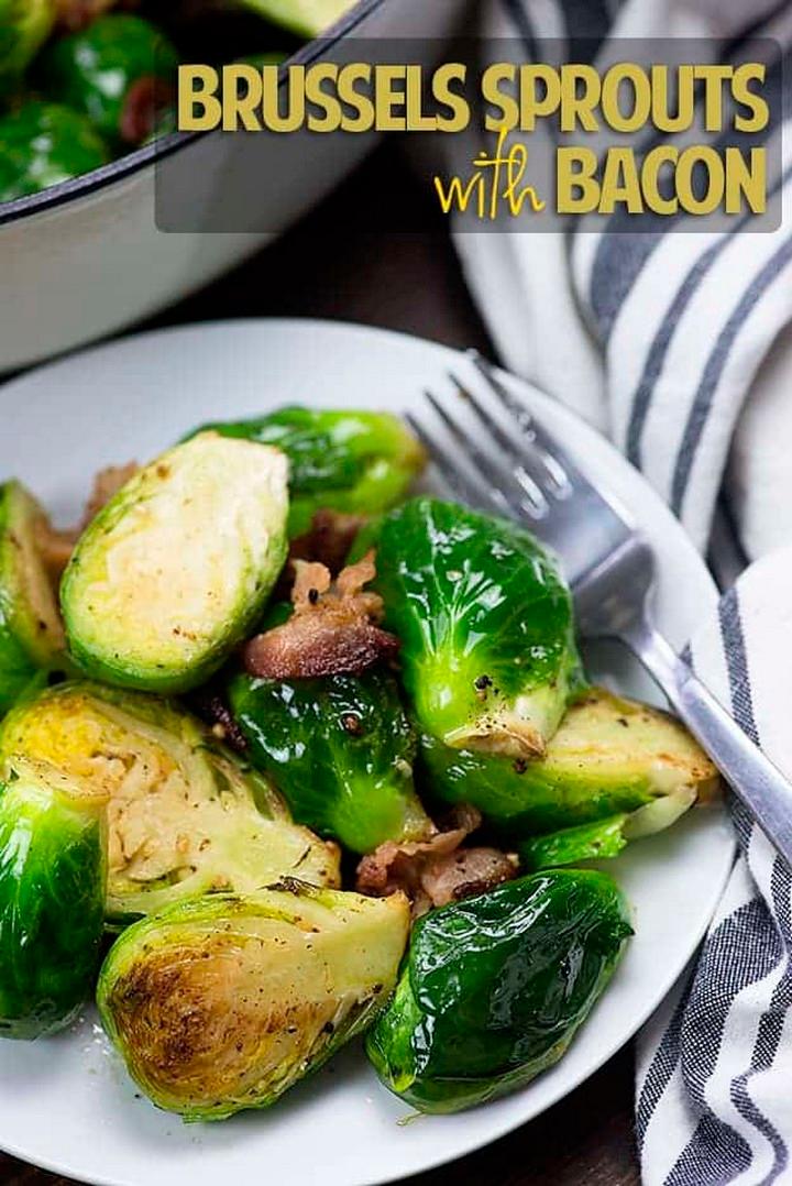 The BEST Brussels Sprouts and Bacon 1