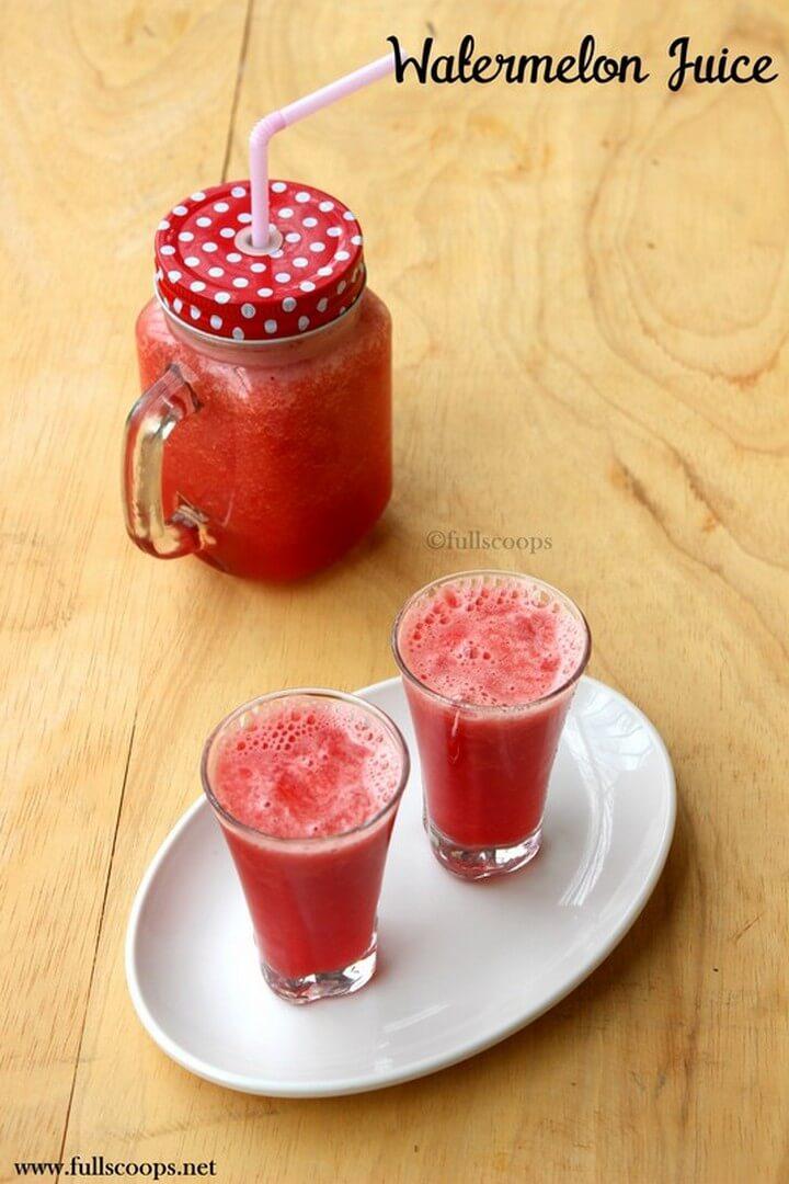 Watermelon Juice For Fat Burning