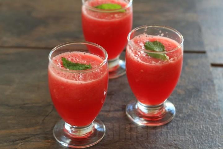 Watermelon Mint Cooler How to make Watermelon Juice