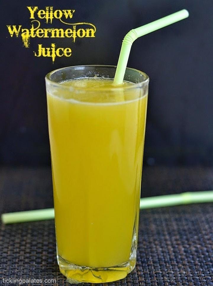 Yellow Watermelon Juice Recipe