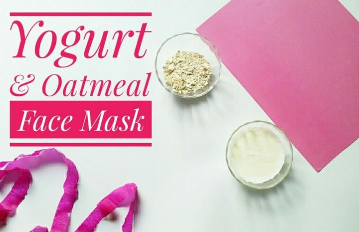 Yogurt Oatmeal Face Mask DIY