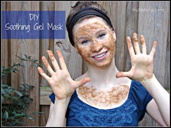 A Soothing Homemade Gel Face Mask for Acne