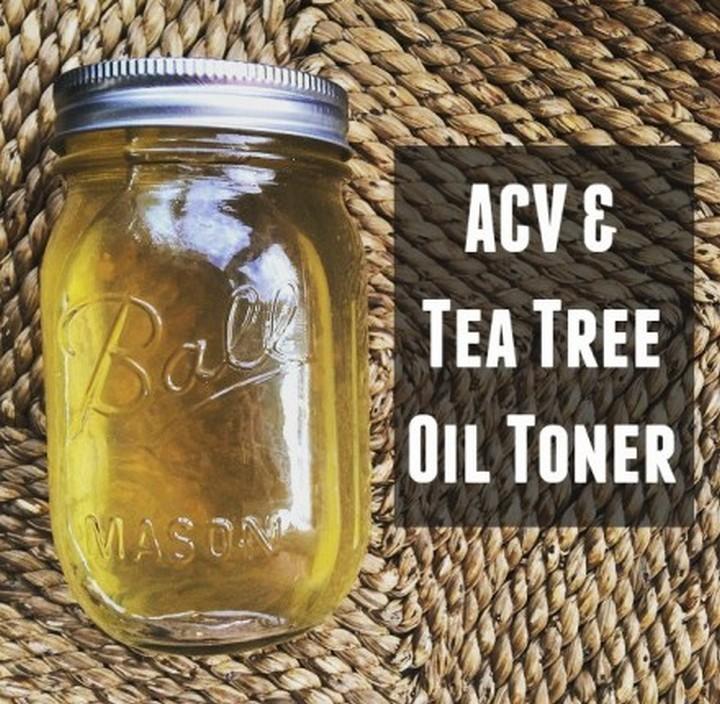 Apple Cider Vinegar Tea Tree Oil Toner