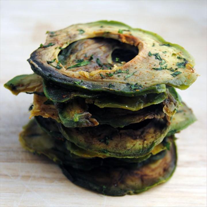 Avocado Chips in a Weston Food Dehydrator