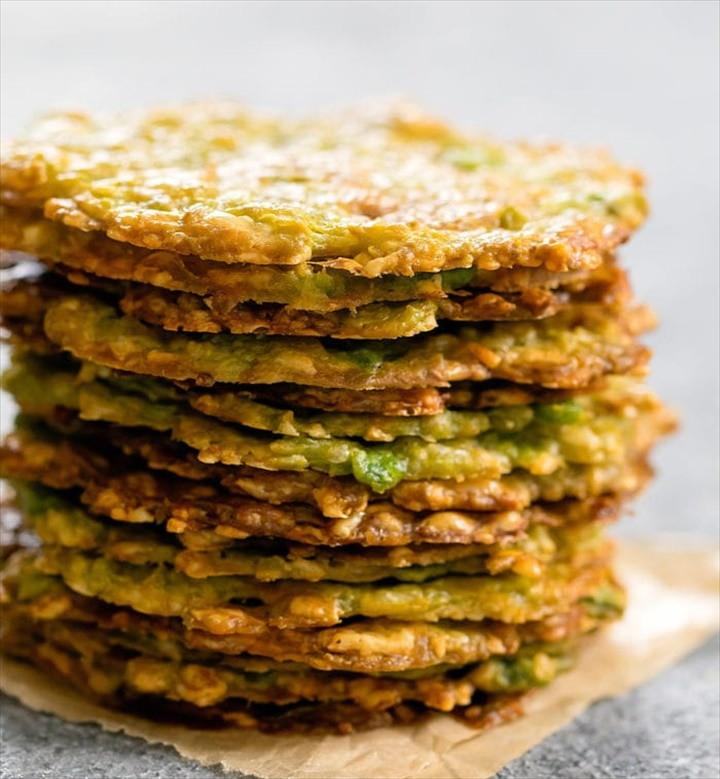 Baked Avocado Chips