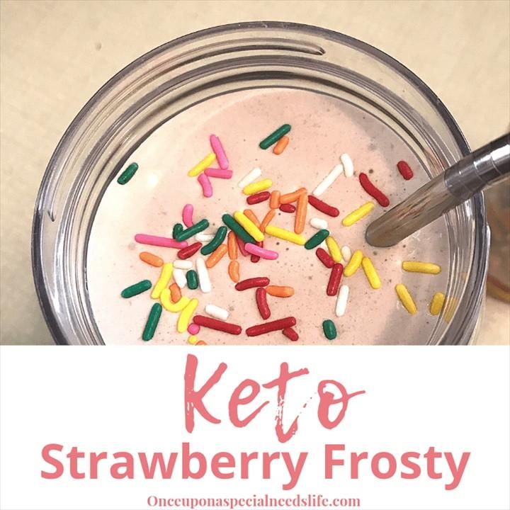 Cool Off and Make a Keto Strawberry Frosty