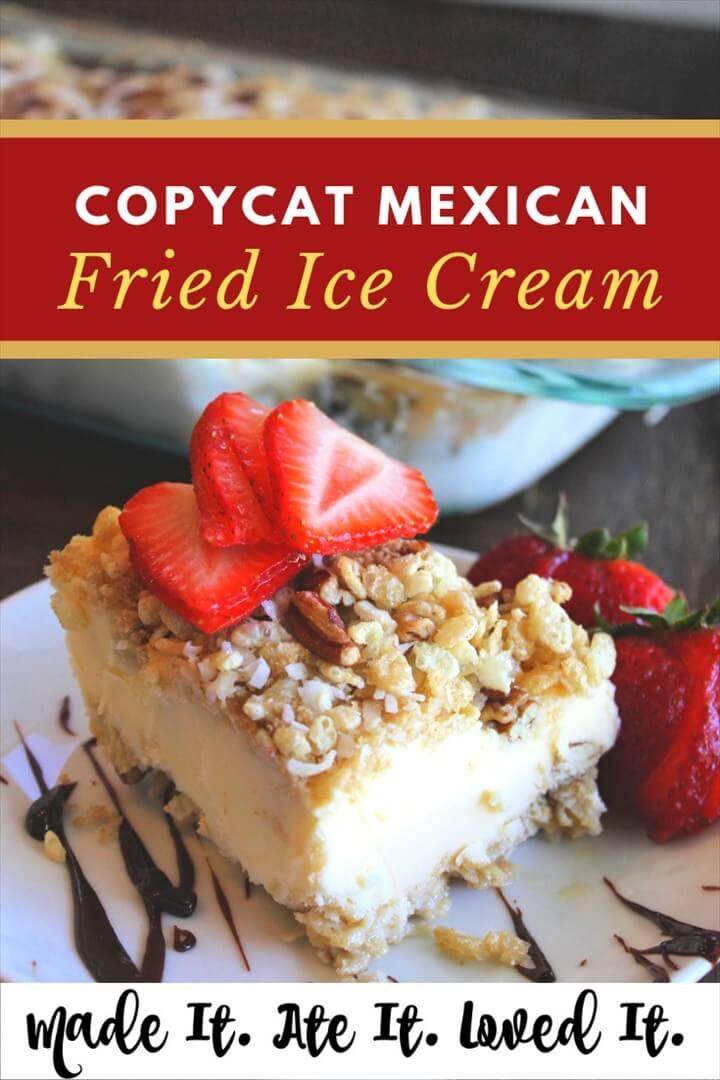 Copycat Mexican Fried Ice Cream