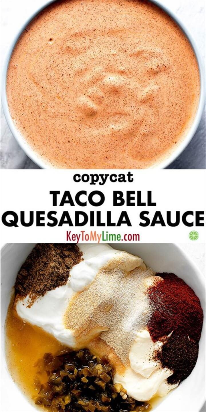 Copycat Taco Bell Quesadilla Sauce