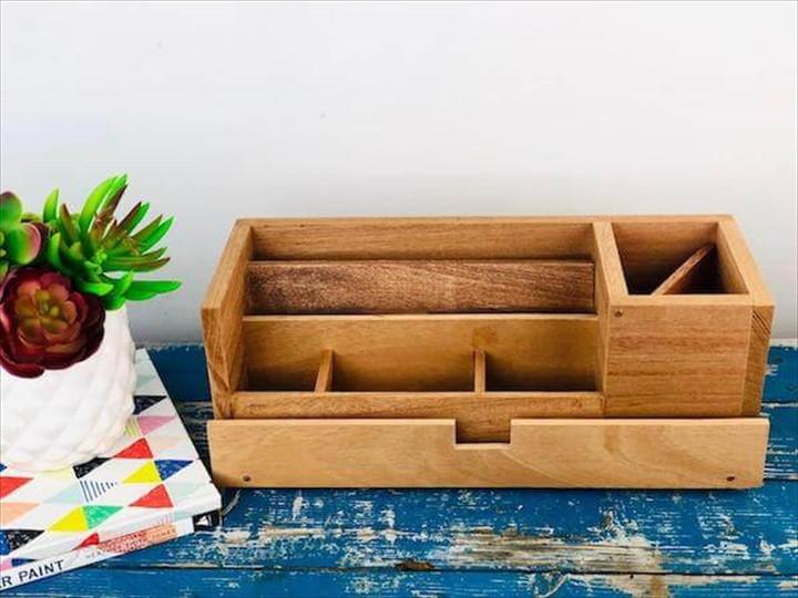 DIY A Simple Desk Organizer For All Your Stuff