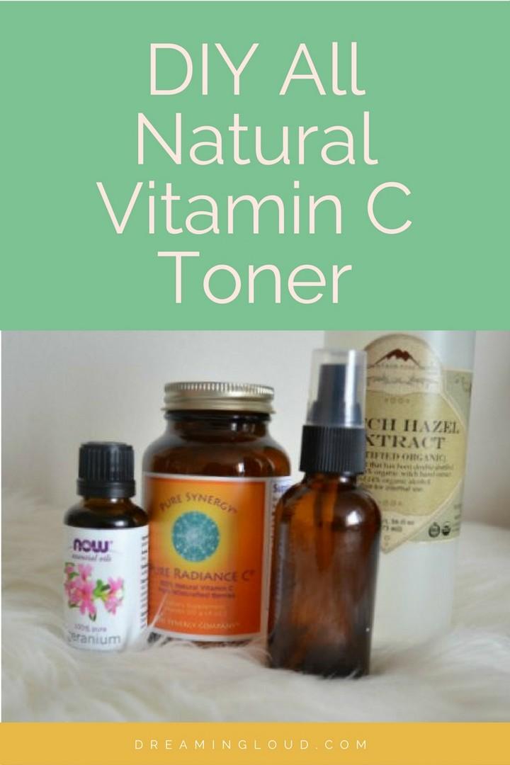 DIY All Natural Vitamin C Toner