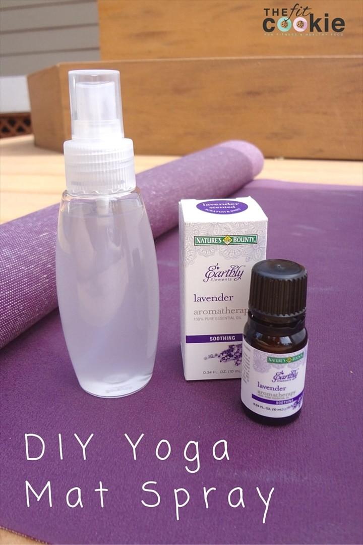DIY Calming Yoga Mat Spray With Essential Oils